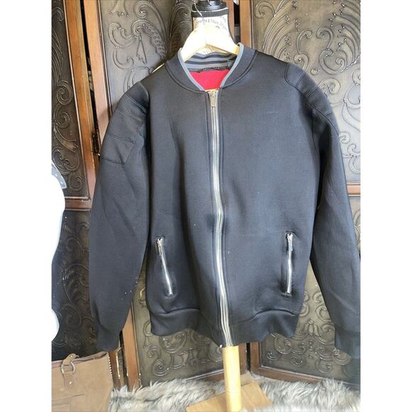 Sean Jonh Men's Black Full‎ Zip Jacket Size XL